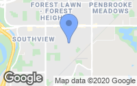 Map of Beddington Heights, AB